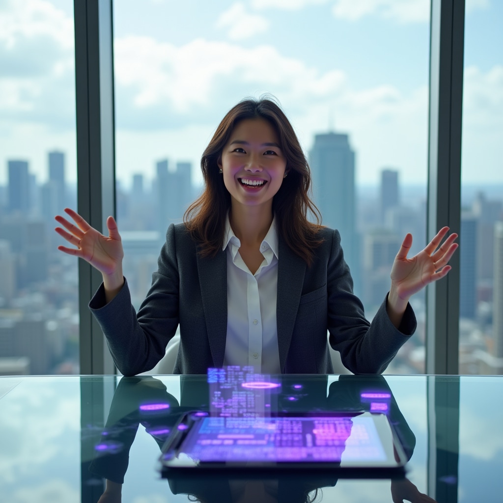 AI document processing interface